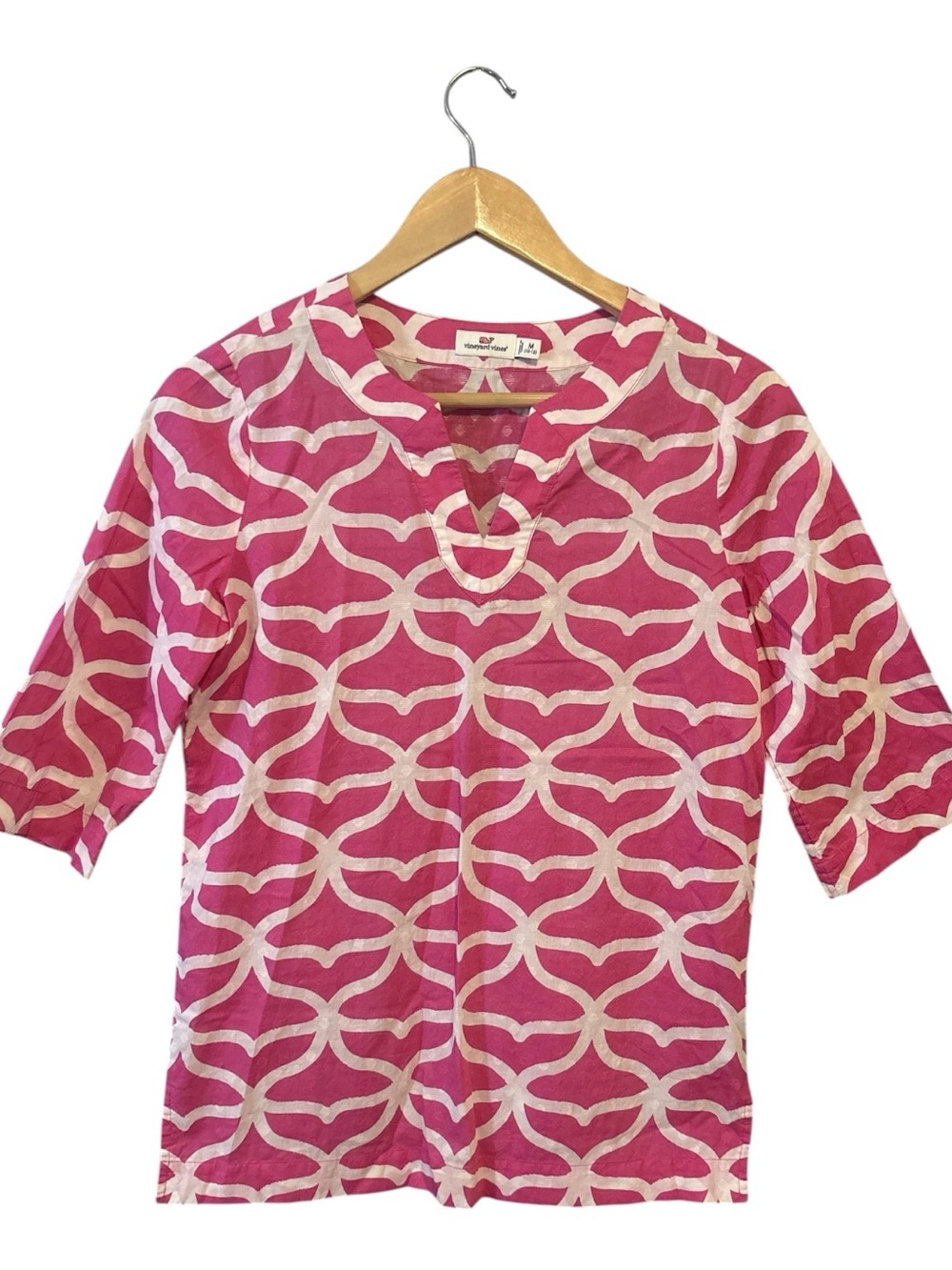 Vineyard Vines 100% Cotton Whale Tail V-Neck